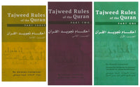 Tajweed Rules of the Quran (3 Part Set) Latest Learning Tajweed Books (Paper/Back)